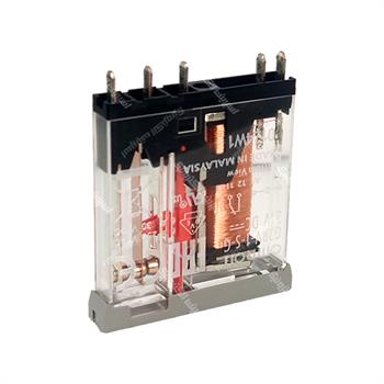 رله پی ال سی امرون 21 ولت 5 پایه 6 آمپر  OMRON G2RV-1-S-G  