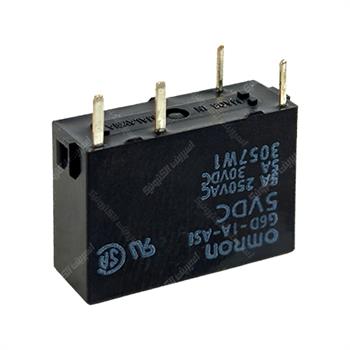 رله پی ال سی باریک امرون 5 ولت 5 آمپر 4 پایه OMRON G6D-1A-ASI