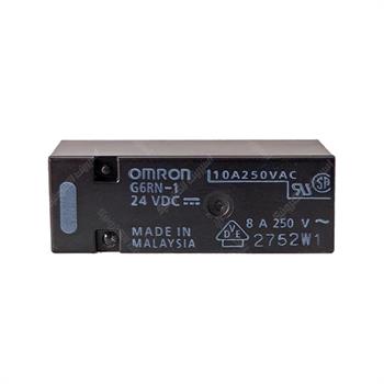 رله پی ال سی باریک امرون 24 ولت 8 آمپر 5 پایه OMRON G6RN-1