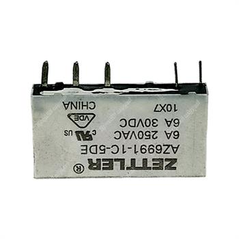 رله پی ال سی باریک زتلر 5 ولت 6 آمپر 5 پایه ZETTLER AZ6991-1C-5DE