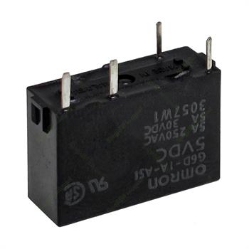 رله پی ال سی باریک امرون 5 ولت 5 آمپر 4 پایه OMRON G6D-1A-ASI