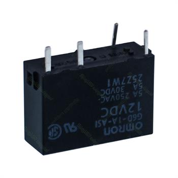 رله پی ال سی باریک امرون 12 ولت 5 آمپر 4 پایه OMRON G6D-1A-ASI