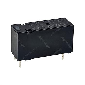 رله پی ال سی باریک پایه معکوس امرون 12 ولت 8 آمپر 5 پایه OMRON G6RN-1