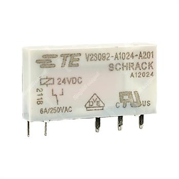 رله پی ال سی شراک 24 ولت 6 آمپر 5 پایه SCHRACK V23092-A1024-A201