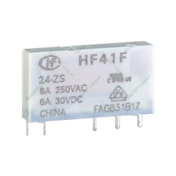 رله پی ال سی هونگفا 24 ولت 6 آمپر 5 پایه HONGFA HF41F-24-ZS