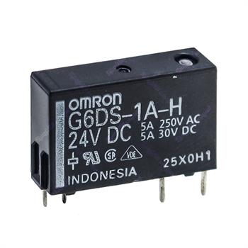 رله پی ال سی امرون 24 ولت 5 آمپر 4 پایه OMRON G6DS-1A-H