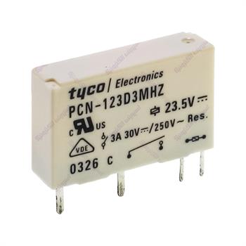 رله پی ال سی تایکو 23.5 ولت 3 آمپر 4 پایه TYCO PCN-123D3MHZ