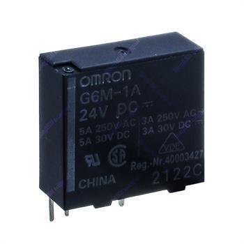 رله پی ال سی امرون 24 ولت 5 آمپر 4 پایه OMRON G6M-1A