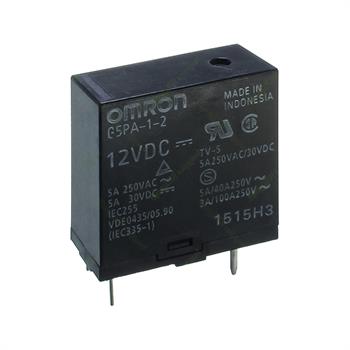 رله کبریتی امرون 12 ولت 5 آمپر 4 پایه OMRON G5PA-1-2