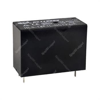 رله کتابی هلی شان 12 ولت 10 آمپر 4 پایه HELISHUN HLS-14F1L-DC12V-A
