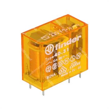 رله کتابی 1 کنتاکت فیندر  230 ولت ای سی 10 آمپر 8 پایه FINDER 40.31.8.230.0000 