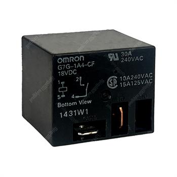 رله کولری NT90 امرون فیش خور 18 ولت 30 آمپر 4 پایه OMRON G7G-1A4-CF 