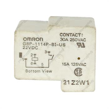 رله کولری T شکل 22 ولت 30 آمپر 5 پایه OMRON G8P-1114P-BI-US 