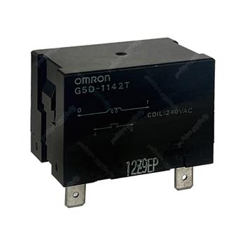 رله کولری امرون 240 ولت ای سی  30 آمپر 4 پایه یک کنتاکت باز OMRON G5D-1142T 240VAC 