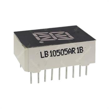 سون سگمنت تک دیجیت هگز آند قرمز LB10505UR1B سایز 17×19میلی متر