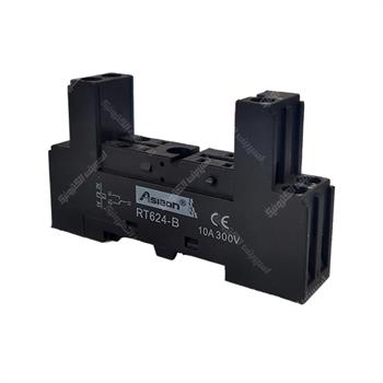 سوکت رله ریلی 5 پایه 10 آمپر 300 ولت RT624-B 