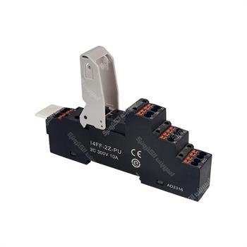 سوکت رله  8 پایه ریلی بست بلند 10 آمپر 300 ولت 14FF-2Z-PU 