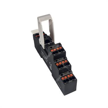 سوکت رله  8 پایه ریلی بست بلند 10 آمپر 300 ولت 14FF-2Z-PU 