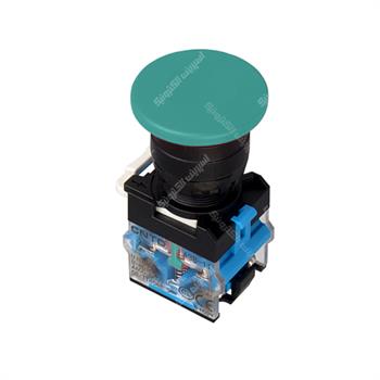 شاسی امرجنسی قارچی ساده سبز CNTD LA38-11M40-Q3-GN-1NO+1NC