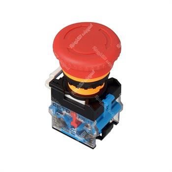 شاسی امرجنسی قارچی قفل شو CNTD LA38-11ZS40-C3-RD-1NO+1NC 