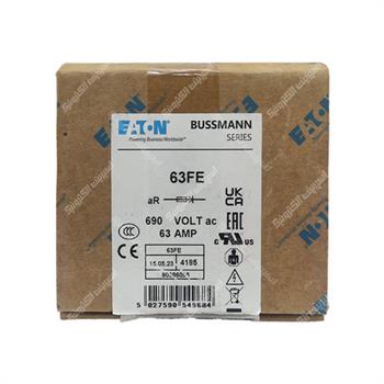 فیوز FE استوانه ای شاخک دار تندسوز باسمن 63 آمپر 690 ولت BUSSMANN 63FE