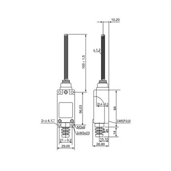 لیمیت سوئیچ آنتنی سی ان تی دی CNTD TZ-8167 