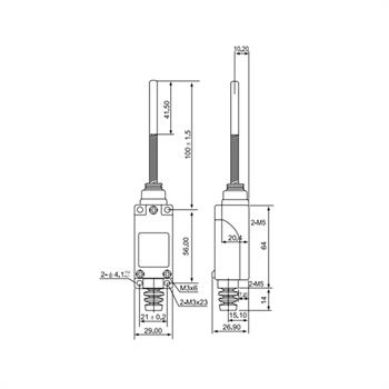 لیمیت سوئیچ آنتنی سی ان تی دی CNTD TZ-8168
