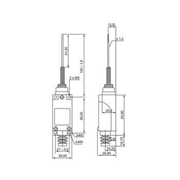 لیمیت سوئیچ آنتنی سی ان تی دی CNTD TZ-8169