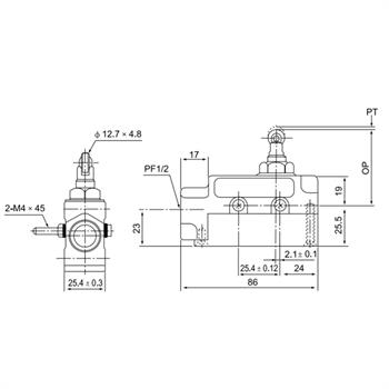 لیمیت سوئیچ حفاظ دار فشاری غلطکی 15 آمپری سی ان تی دی CNTD TZ-6002 