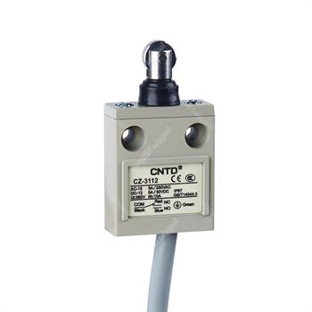 لیمیت سوئیچ کابلی فشاری غلطکی ضد آب  10 آمپری سی ان تی دی CNTD CZ-3112 