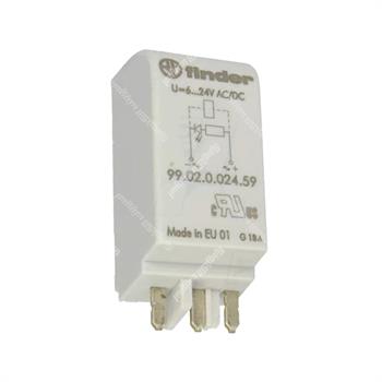 ماژول LED سبز 24 ولت فیندر FINDER 99.02.0.024.59