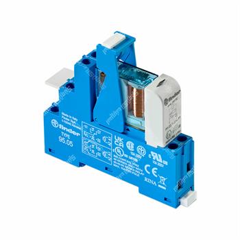 ماژول رله PLC فیندر 12AC/DC دو کنتاکت چنج اور FINDER 48.52.7.024.0050 