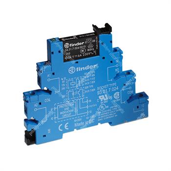 ماژول رله PLC فیندر 240VAC یک کنتاکت چنج اور FINDER 38.51.8.240.0060 