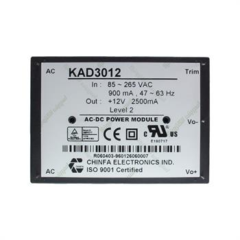 مبدل ولتاژ چینفا 2/5 آمپر  CHINFA  KAD3012  AC/DC  IN:85-265V  OUT:+12V