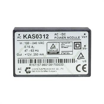 مبدل ولتاژ چینفا 250 میلی آمپر CHINFA  KAS0312  AC/DC  IN:100-240V OUT:+12V