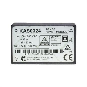 مبدل ولتاژ چینفا 125 میلی آمپر CHINFA  KAS0324  AC/DC  IN:100-240V OUT:+24V