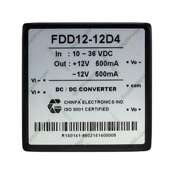 مبدل ولتاژ چینفا 500 میلی آمپر CHINFA FDD12-12D4 DC/DC IN:10-36V OUT:±12V