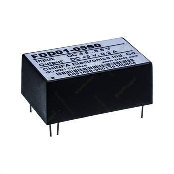 مبدل ولتاژ چینفا 200 میلی آمپر CHINFA FDD01-05S0 DC/DC IN:4/5-5/5V OUT:+5V