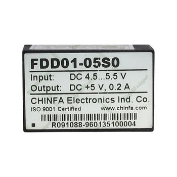 مبدل ولتاژ چینفا 200 میلی آمپر CHINFA FDD01-05S0 DC/DC IN:4/5-5/5V OUT:+5V