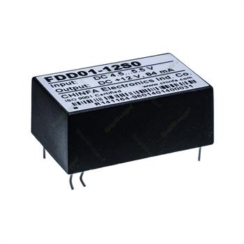 مبدل ولتاژ چینفا 84 میلی آمپر CHINFA  FDD01-12S0  DC/DC  IN:4/5-5/5V OUT:+12V