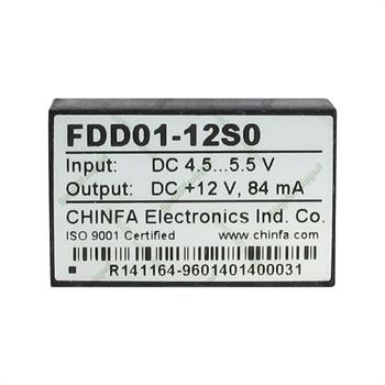 مبدل ولتاژ چینفا 84 میلی آمپر CHINFA  FDD01-12S0  DC/DC  IN:4/5-5/5V OUT:+12V