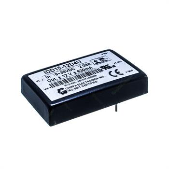 مبدل ولتاژ چینفا 630± میلی آمپر CHINFA  IDD15-12D4U  DC/DC  IN:9-36V OUT:±12V