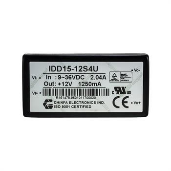 مبدل ولتاژ چینفا 1.25 آمپر CHINFA IDD15-12S4U DC/DC IN:9-36V OUT:+12V