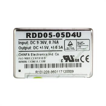 مبدل ولتاژ چینفا 500± میلی آمپر CHINFA RDD05-05D4U DC/DC IN:9-36V OUT:±5V