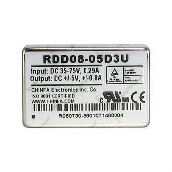 مبدل ولتاژ چینفا 800± میلی آمپر CHINFA RDD08-05D3U DC/DC IN:35-75V OUT:±5V