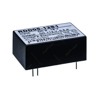 مبدل ولتاژ چینفا 500 میلی آمپر CHINFA RDD05-12S1 DC/DC IN:9-18V OUT:+12V