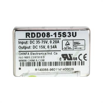 مبدل ولتاژ چینفا 540 میلی آمپر CHINFA  RDD08-15S3U  DC/DC  IN 35-75V OUT 15V