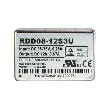 مبدل ولتاژ چینفا 670 میلی آمپر CHINFA RDD08-12S3U DC/DC IN:35-75V OUT:12V