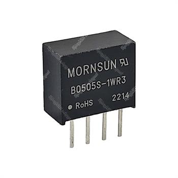 مبدل ولتاژ مورنسون 200 میلی آمپر  MORNSUN B0505S-1WR3  DC/DC  IN 5V  OUT 5V  