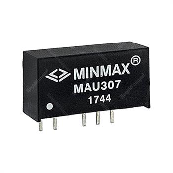 مبدل ولتاژ مینمکس 66± میلی آمپر  MINMAX  MAU307  DC/DC  IN5V  OUT±15V  